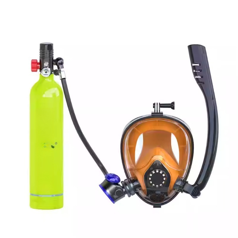Snorkeling Gear - مجموعة كاملة للغوص تشمل قناع وأنبوب