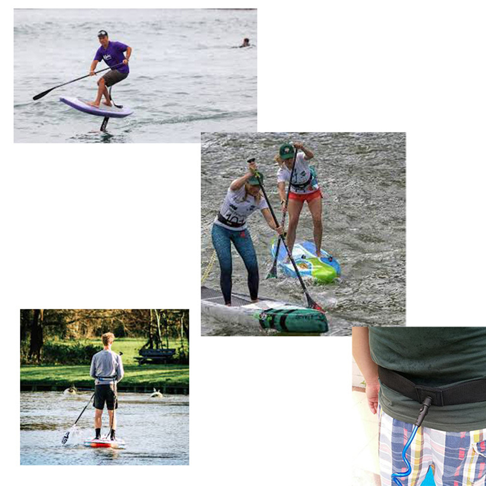 Surfboard Leash - حزام خصر قابل للتعديل لألواح التجديف