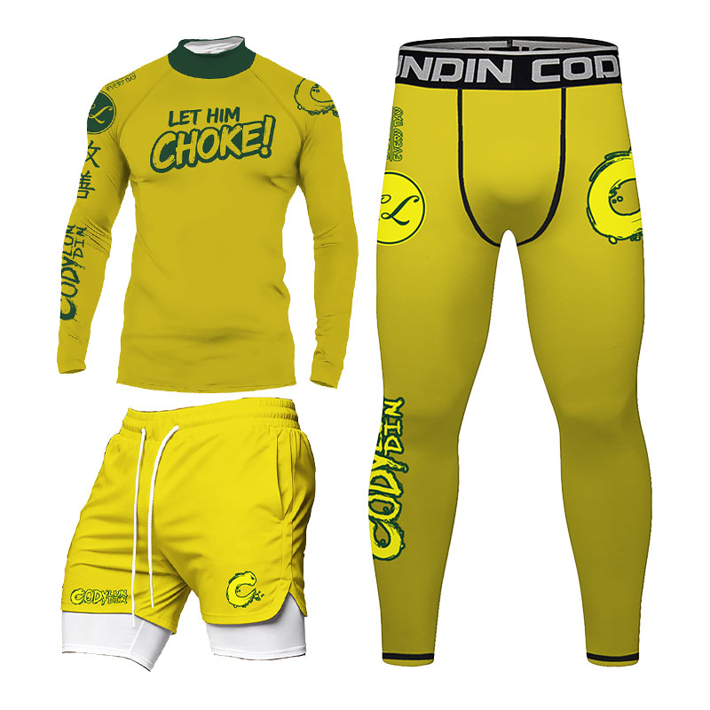 Rash Guard - طقم راشغارد للرجال لرياضة الجيو جيتسو