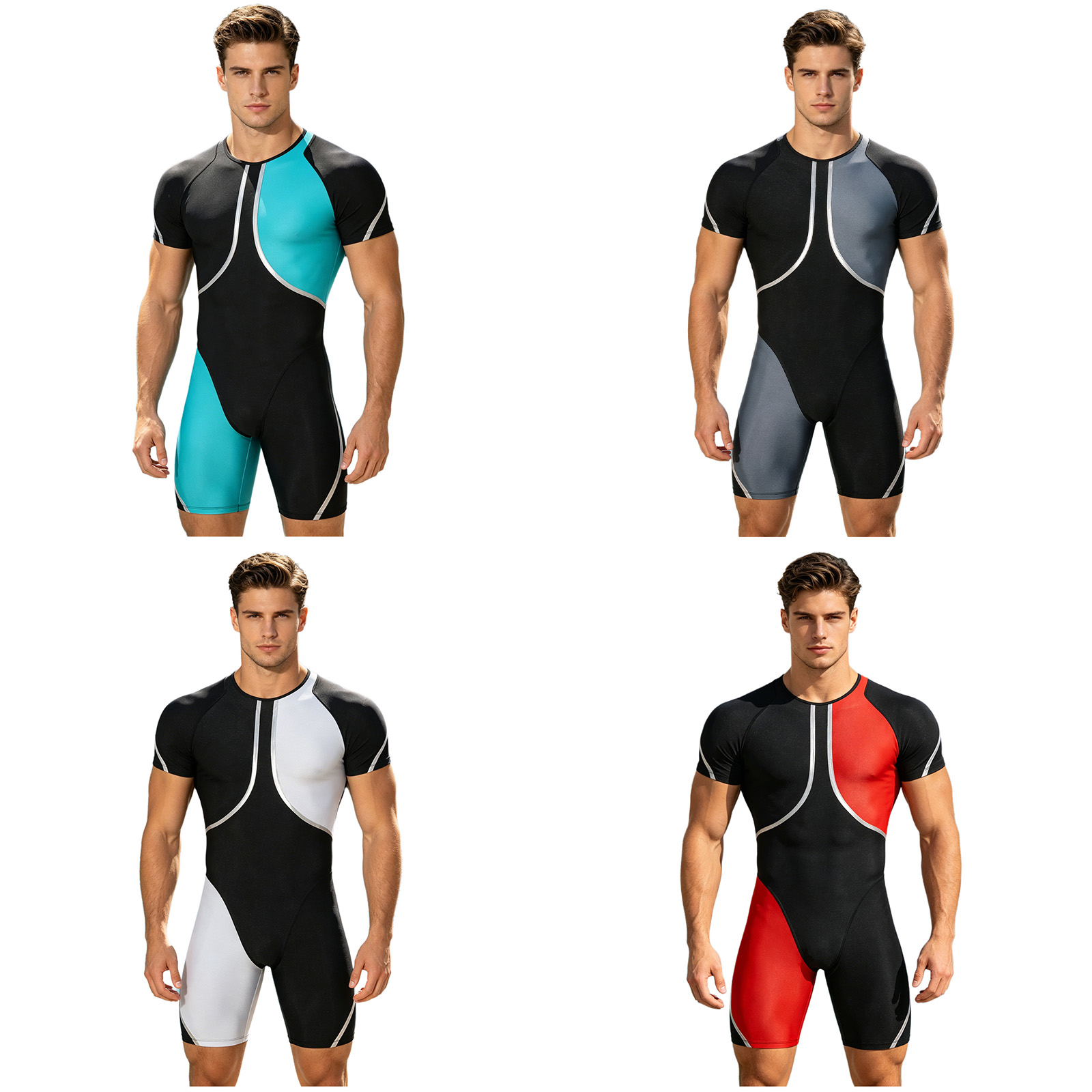 Wetsuit Men - بدلة سباحة رجالية قطعة واحدة بأكمام