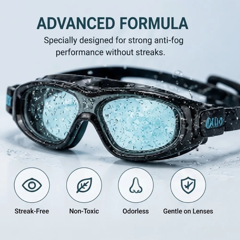 بخاخ منظف عدسات طويل الأمد مضا - مراجعة Goggles Swim وسعره