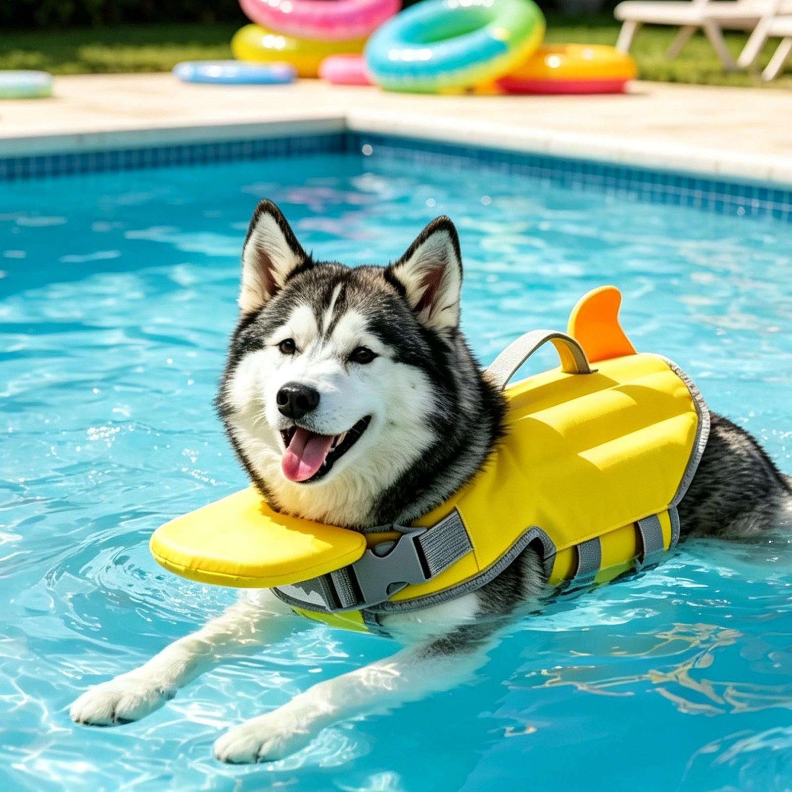 سترة نجاة للكلاب محمولة للصيف  - مراجعة Life Jacket وسعره