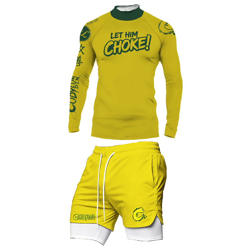 طقم راشغارد للرجال لرياضة الجي - مراجعة Rash Guard وسعره