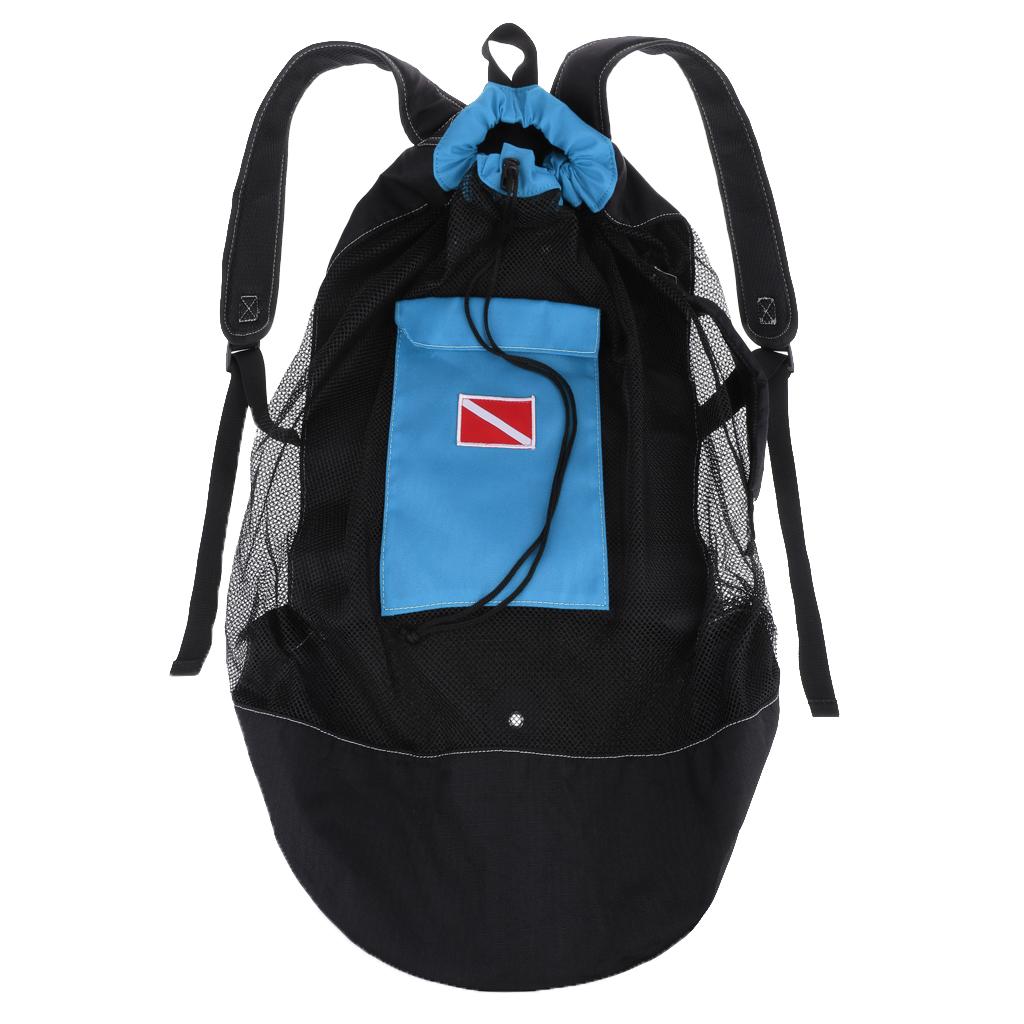 حقيبة ظهر شبكية للغوص سعة 80 ل - مراجعة Snorkeling Gear وسعره