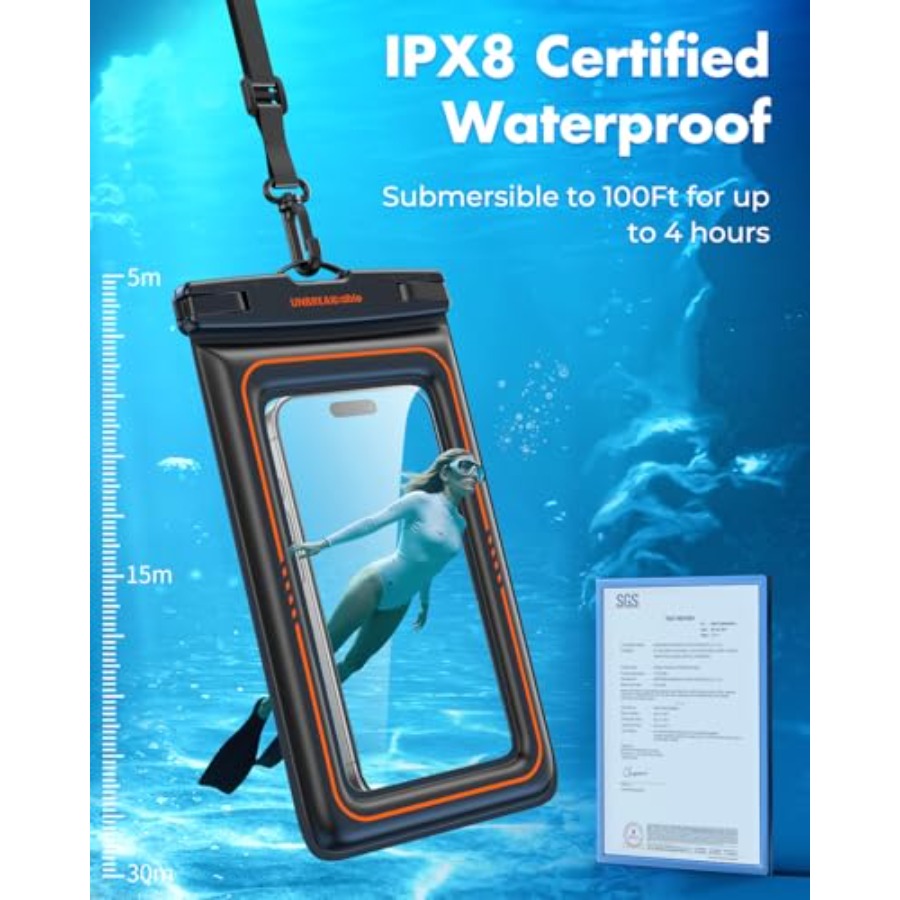 حقيبة هاتف عائمة مقاومة للماء  - مراجعة Dry Bag Waterproof وسعره