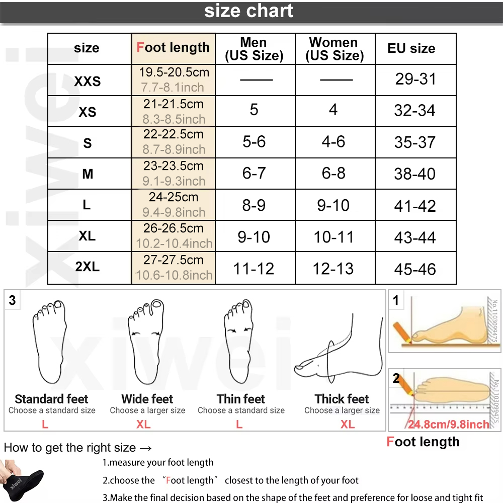 5 مللي متر جوارب نيوبرين 3 ملل - مراجعة Swim Fins وسعره